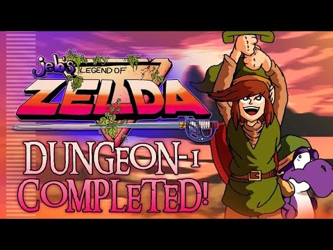 Jeb's Legend Of Zelda NES Remake Gameplay | Dungeon-1 Completed!