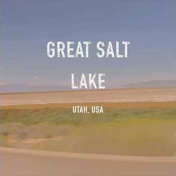 Great Salt Lake - Utah USA #greatsaltlake #utah #usashorts #landscape