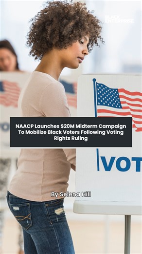 NAACP launches $20M midterm campaign to mobilize Black voters following voting rights ruling