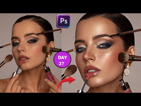 Full Makeup Retouching in Photoshop | Turn Dull Images into Clean, Beautiful & Published Photos