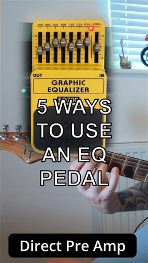 Don't just use your EQ for EQ, there are other things you can do! #behringer #guitargear #guitar