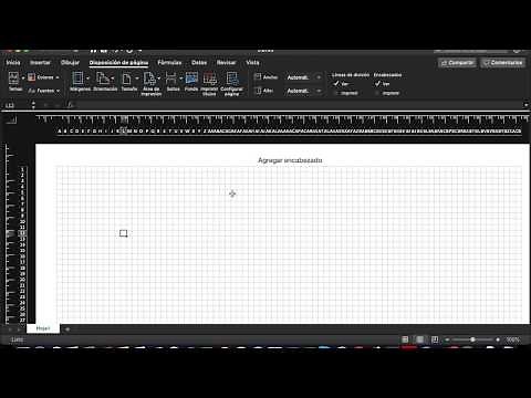 Hoja cuadriculada en excel