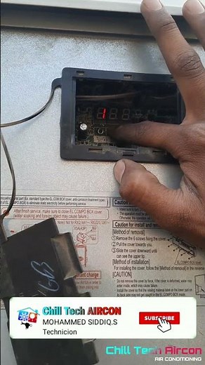 How to check previous error code in Daikin VRV X Ac outdoor unit #shorts #daikinac #errorcode