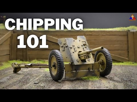 How to Chip Scale Models | Weathering Tutorial | Tamiya Pak 36