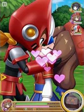 Rockman X Megaman X officially Capcom couple Zero Iris robots kissing each other!