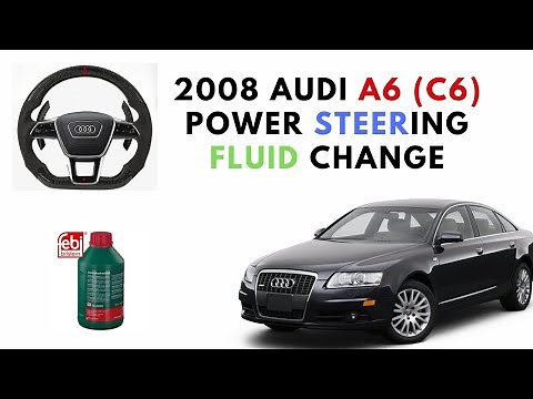 How To | Perform Power Steering Fluid Flush and Change | 2005-2011 Audi A6 (C6)| DIY