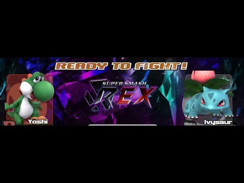 Super Smash REX Gameplay - Yoshi vs Ivysaur