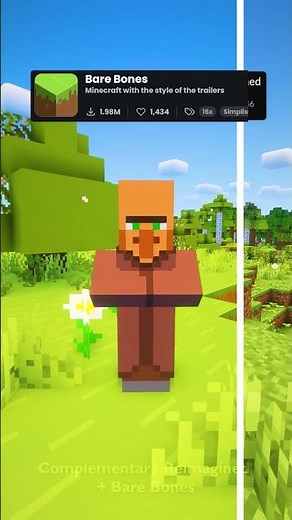 How To Make Minecraft Look Like The TRAILER ! #shorts