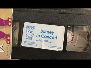 Barney In Concert 1991 VHS