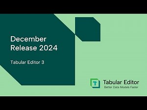 December 2024 Release of Tabular Editor 3.19.0