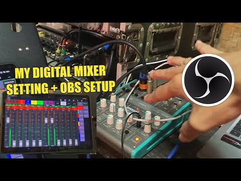 My Digital Mixer Setup & Virtual Soundcheck/Live Stream | Behringer XR12