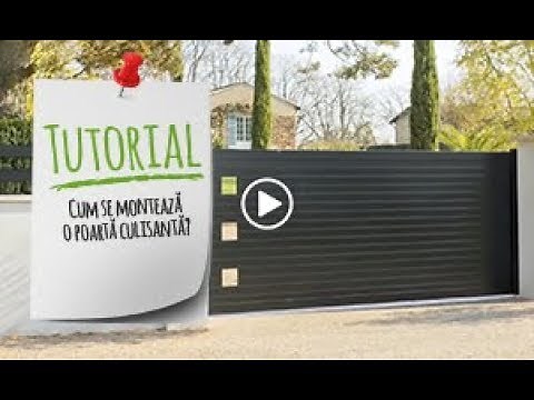Cum se montează o poartă culisantă - Tutorial Video Leroy Merlin