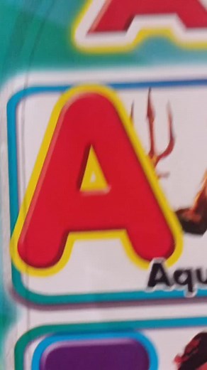 Colorful Alphabet Learning with Cartoon Characters