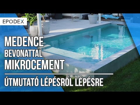Medence mikrocement bevonattal | Útmutató lépésről lépésre | EPODEX