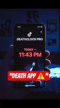 The Death Timer App ⏳😨Animated Horror Stories Short #anime #horror #shorts
