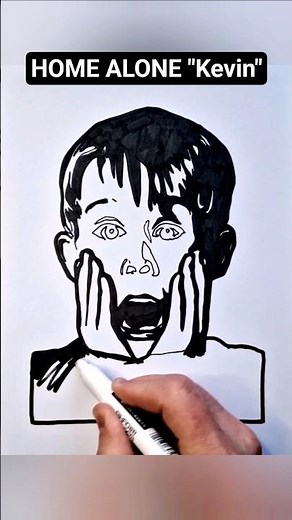 Easy Drawing Sketch "Kavin" 😀 #homealone #kavin #sketch #art #drawing #celebrity #draw