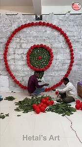 68K views · 316 reactions | Green leaf birthday party decoration - leaf makeover #fun #diy #makeover #birthday | Hetal's Art | Facebook