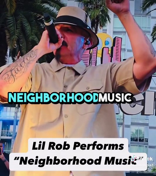 San Diego legend Lil Rob performing neighborhood music live ##fypシ゚viral##new2024##🔥🔥##new2024##lilrob