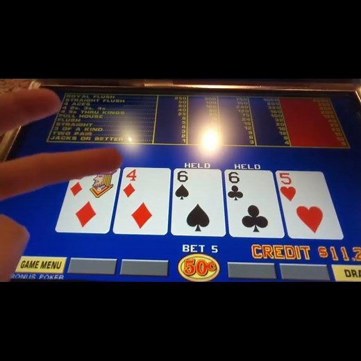 Video Poker: Nailing An Instant Straight Using The "Chutes & Ladder" Strategy! #shorts