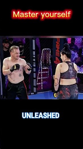 Man Challenges Female Fighter and Gets Shocked!