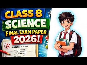 Class 8 Science Sample Paper 2026 | Full Paper Solution | 8th Science Model Paper 2026 with Answers