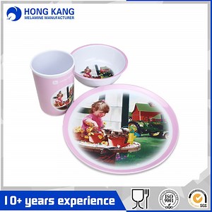 [Hot Item] Cutom Multicolor Dinner Melamine Dinnerware Sets for Restaurant