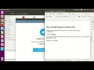 How to install Telegram in Ubuntu 16.04