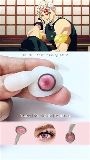 These cosplay contacts + Demon Slayer characters 🤯