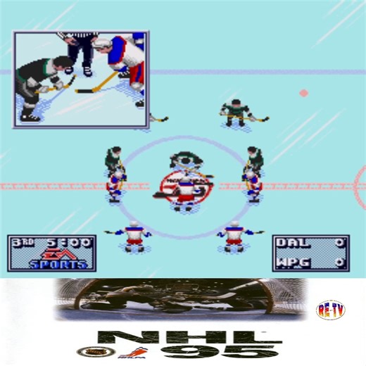 7.4K views · 148 reactions | NHL 95: Winnipeg Jets Vs Dallas Stars | Retro-Entertainment TV | Facebook