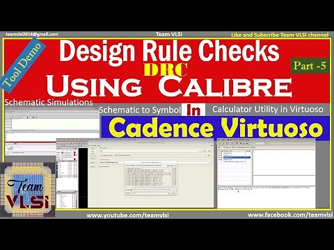 Design Rule Check | DRC of Layout | Cadence Virtuoso | with Calibre | Calculator | Simulation