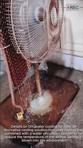 DIY Water Cooling Fan for Better Airflow #viral #shorts