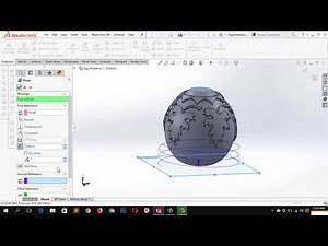 Solidworks Tutorial : How to design egg medallion