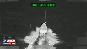 42K views · 2.8K reactions | At the direction of Secretary of War Pete Hegseth, Joint Task Force Southern Spear carried out lethal strikes on two narco-terror vessels in international waters on December 18. Five terrorists eliminated. No U.S. forces harmed. Click here for more: https://live.oann.com/home.ktv?utm_source=socials&utm_medium=social+media&utm_campaign=FB | One America News Network | Facebook