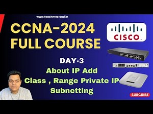 What is IP address ? About Range of Private IP Add ! IP Subnetting ! CCNA -2024 Full Course ! DAY-3