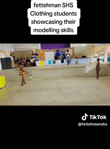 Senior High School Clothing Modeling Showcase