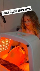 Red light / Blue light therapy for anti-aging skincare. #asmr #facial #redlighttherapybenefits #skin