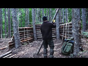 Super shelter building in the woods at 1200 meters height with my dog Cre: @osbushcraft #bushcraft #survival #shelter #dugout #shelter #camping #outdoor #living #asmr #cozy #fireplace #winter #shelter #winter #camping #solo #camping | Garden Mind