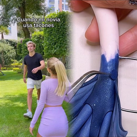 Es por esto que mi novia NO usa tacones😭😳🤯#shorts