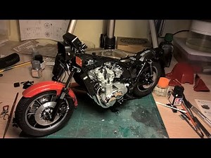 1/6 Tamiya Kawasaki Z1300 Part 11