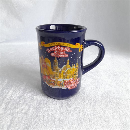 Vintage German Christmas Market Mulled Wine Mug: German Souvenir - Etsy