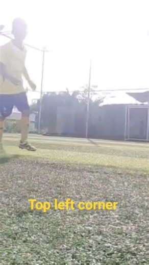 Just scored a top left corner