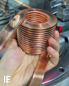 When it comes to winding copper coils for your machinery, you need something fast and precise. 🎥: Instagram/unionspring_machinery | Interesting Engineering