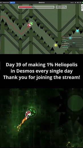 (Day 39) Heliopolis in Desmos 39% #heliopolis #geometrydash #maths #gd
