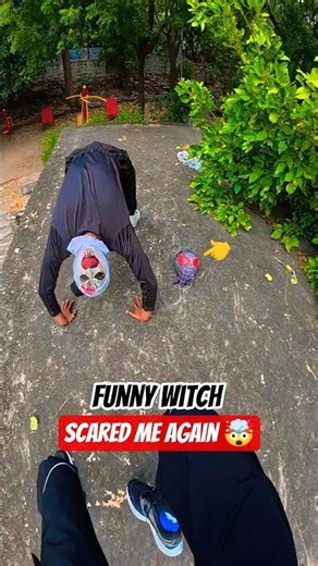 Funny Witch Scared Me Again 🤯😂#parkour#spiderman#water#jump#support#viral#jodhpur#india #pov#funny