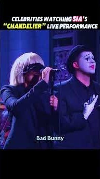 Celebrities couldn’t handle this “Chandelier” performance—pure chills 🔥 #Sia #Chandelier #LivePerfor