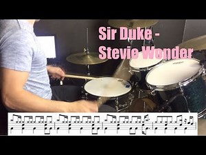 Sir Duke Drum Tutorial - Stevie Wonder