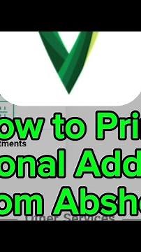 How to Print National Address from Absher Saudi Arabia 2024