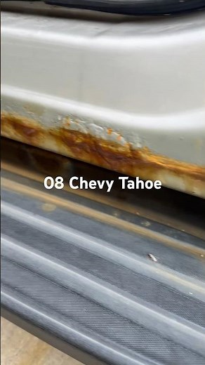 Best route for fixing rust on rocker panel? #automobile #chevytahoe #gmt #chevy #gm #rust