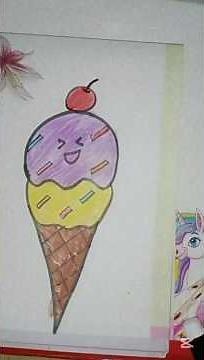 Easy Cone Drawing for Beginners ✏️ | Simple 3D Cone Art | #shorts