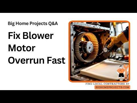 Blower Motor Overrun Fix using Fan Limit Recalibration and Filter Upgrades
